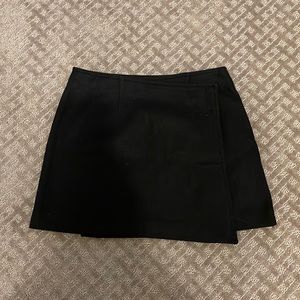 Express size 3/4 black wool skirt